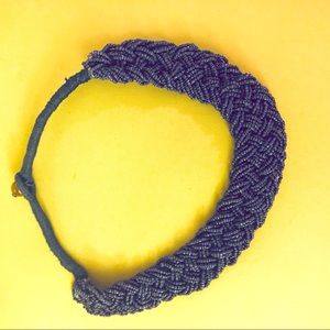 Royal Blue,  Beaded Necklace